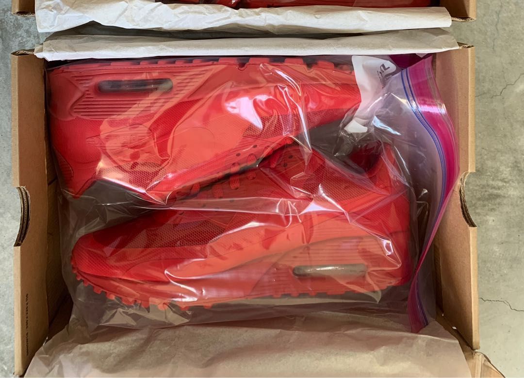 Nike air max 90 HYP hyperfuse kanye west red October dunk sb 1 Jordan Carousell