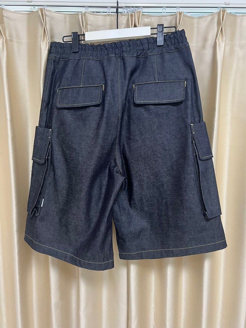 パンツ CLESSTE DENIM CITY MILITARY HALF PANTS CLESSTE / Vintage Dyed Selvedge Denim City Military Half