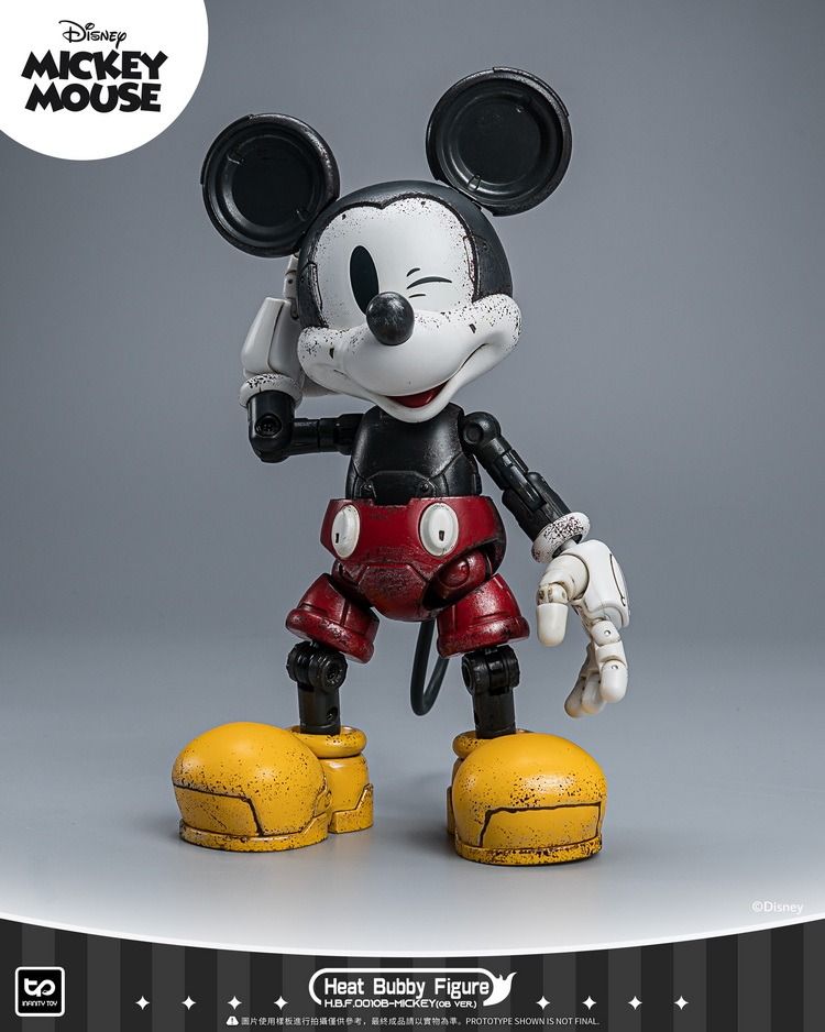 HeatBoys HB0076 ミッキーマウス 合金可動フィギュア 金 限定品