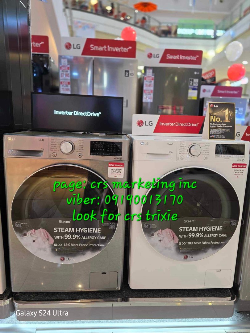 🚩 LG WASHING MACHINE FRONT LOAD COMBO WASHER AND DRYER FV1208D4W