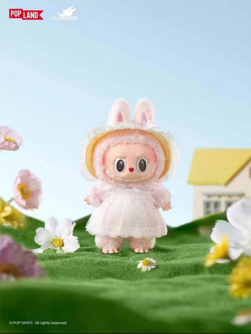 New POP MART Pink Labubu MOKOKO V2 FALL INTO SPRING Plush