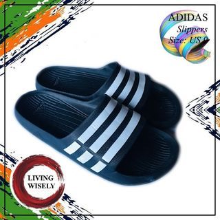 Adidas Black Slippers
