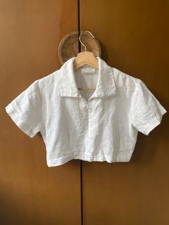 Araw the line Volley Top in white linen