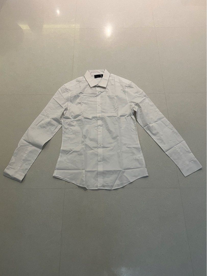 ASOS Design Stretch Slim Fit Long Sleeve Formal Work Shirt in