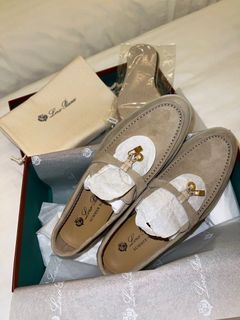 Authentic Loro Piana Summer Walk Loafers Suede