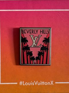 AUTHENTIC LOUIS VUITTON PIN from THE LOUISVUITTONX EXHIBIT BEVERLY HILLS
