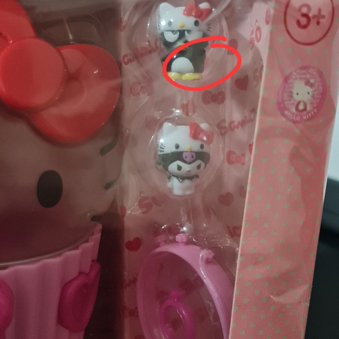 Authentic Original Sanrio Hello Kitty Toy Squishy Cupcake Dispenser My