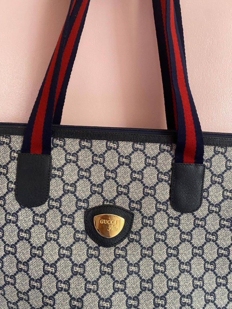 AUTHENTIC VINTAGE GUCCI PLUS GG SUPREME BAG TOTE