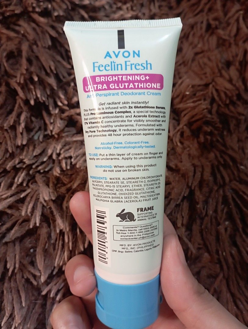 Avon Feelin Fresh Ultra Glutathione Serum + Pro Luminous Complex 48H Dry  Pore Deo Cream, Beauty & Personal Care, Fragrance & Deodorants on Carousell