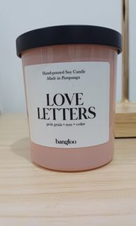 Bangloo Love Letters Soy Candle