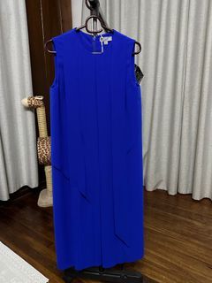 Blue COS pleated dress