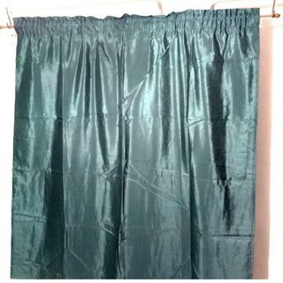(Buy 1 take 1 from Dubai) Brandless Shiny Ocean-colored Curtain (Sale)