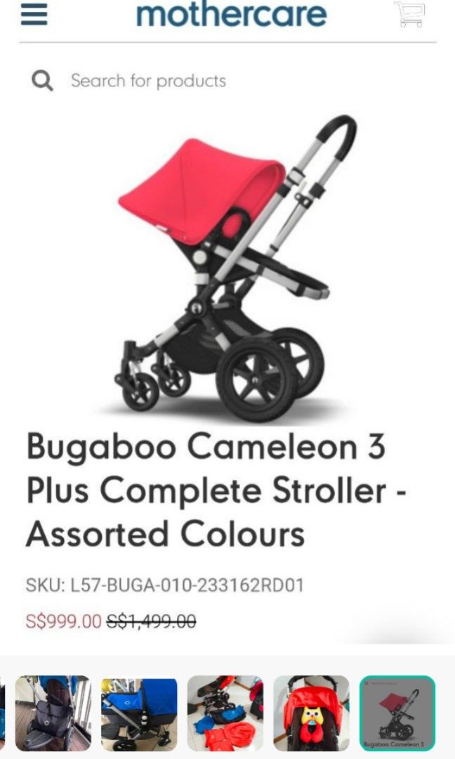 Bugaboo Cameleon 3 Stroller Babies Kids Going Out Strollers on Carousell