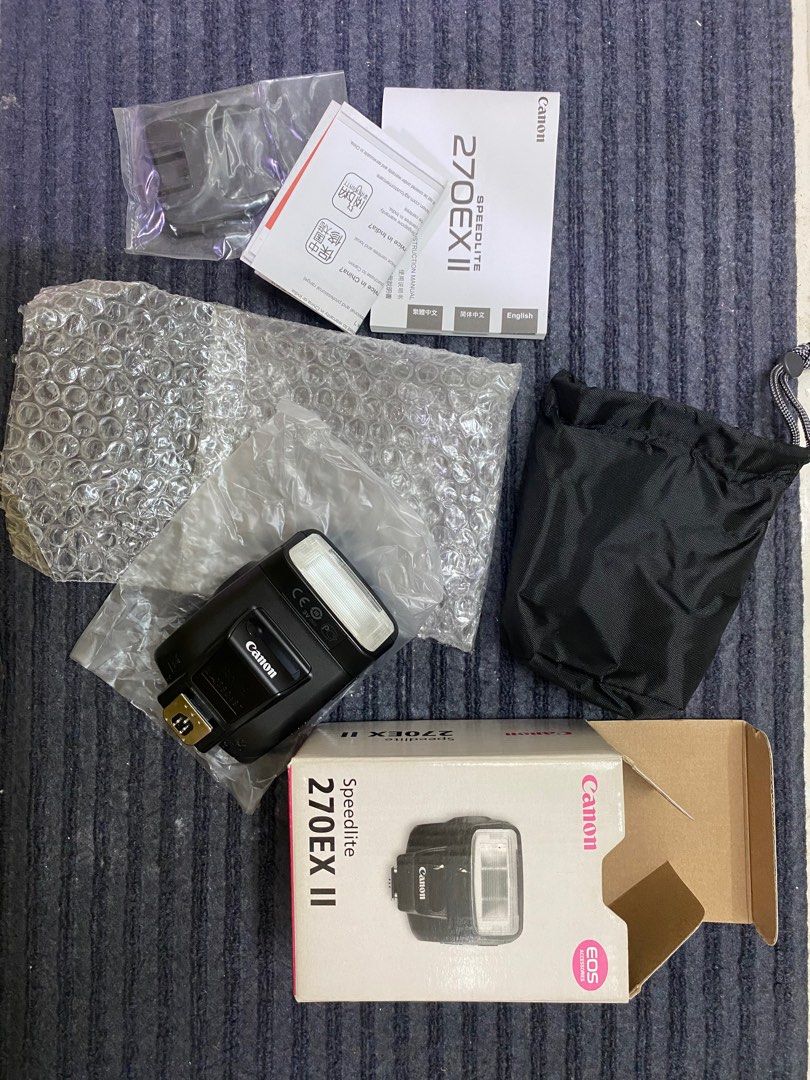 Canon Speedlite 270 EX 2 (Category: Flashes) located in Manila. Submitted by personal.preloved (Listing ID 1302747025, Image 1). Description: Complete except receipt Unused Negotiable for sure buyers Bought in Singapore.