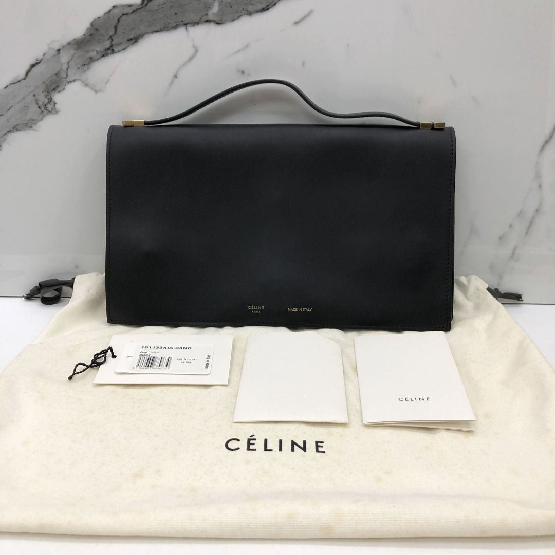 Celine black clutch sales