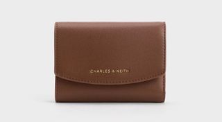 Charles and Keith CURVED FRONT FLAP WALLET
