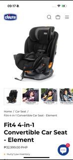 Chicco Fit 4 Convertible Car Seat