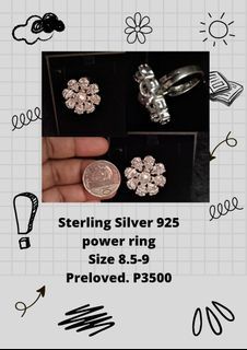 Chunky Sterling Silver 925 Power Ring