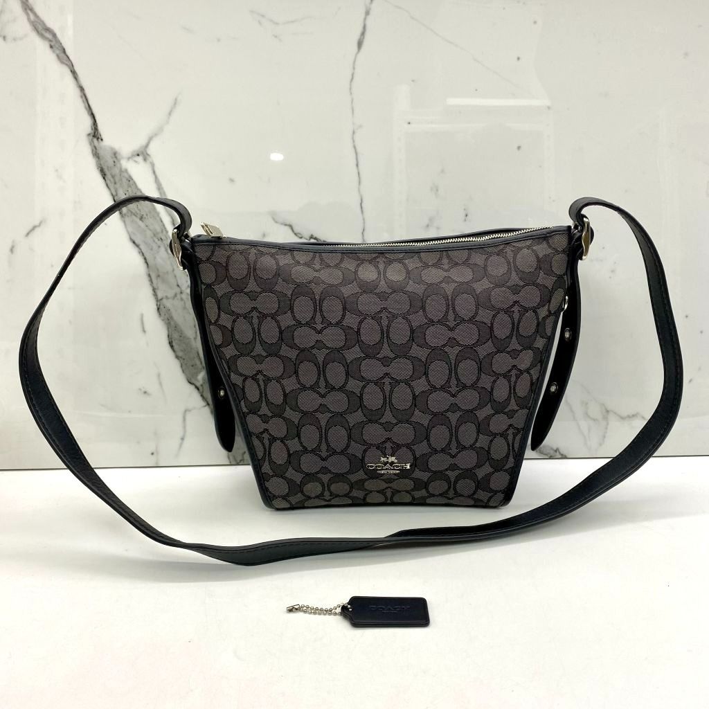 Coach small dufflette in signature hot sale