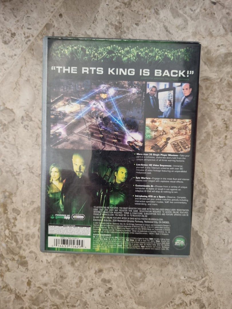 Command & conquer 3 pc game (Category: PlayStation) located in Singapore. Submitted by chillypepper (Listing ID 1302866573, Image 2). Description: .
