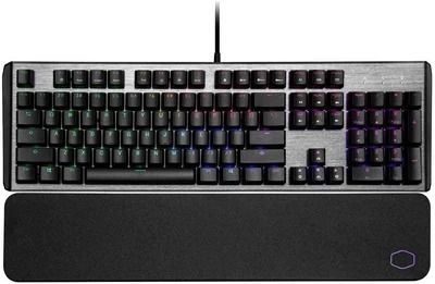 COOLER MASTER CK550 V2 FULL RGB MECHANICAL GAMING KEYBOARD AND WRIST REST (BLUE TACTILE CLICKY)