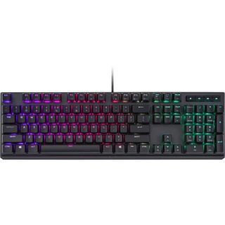 COOLER MASTER MK750 MECHANICAL GAMING  WITH RGB LIGHTBAR (CHERRY MX BLUE RGB TACTILE CLICKY)