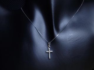 Diamond cross pendant