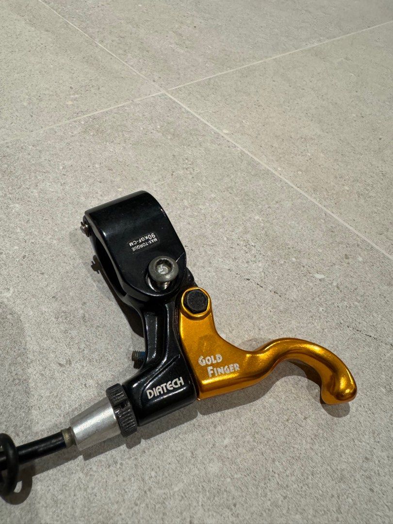 Diatech Gold Finger handbrake (gold) with Dia Compe front brake for