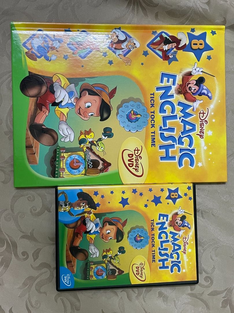 DISNEY MAGIC ENGLISH 8 WITH DVD, Hobbies & Toys, Books & Magazines 