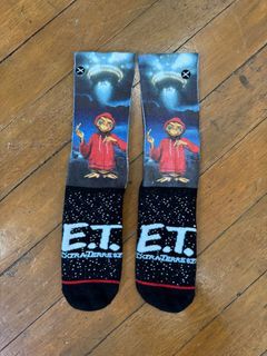 E.T. Extra Terrestrial movie printed socks