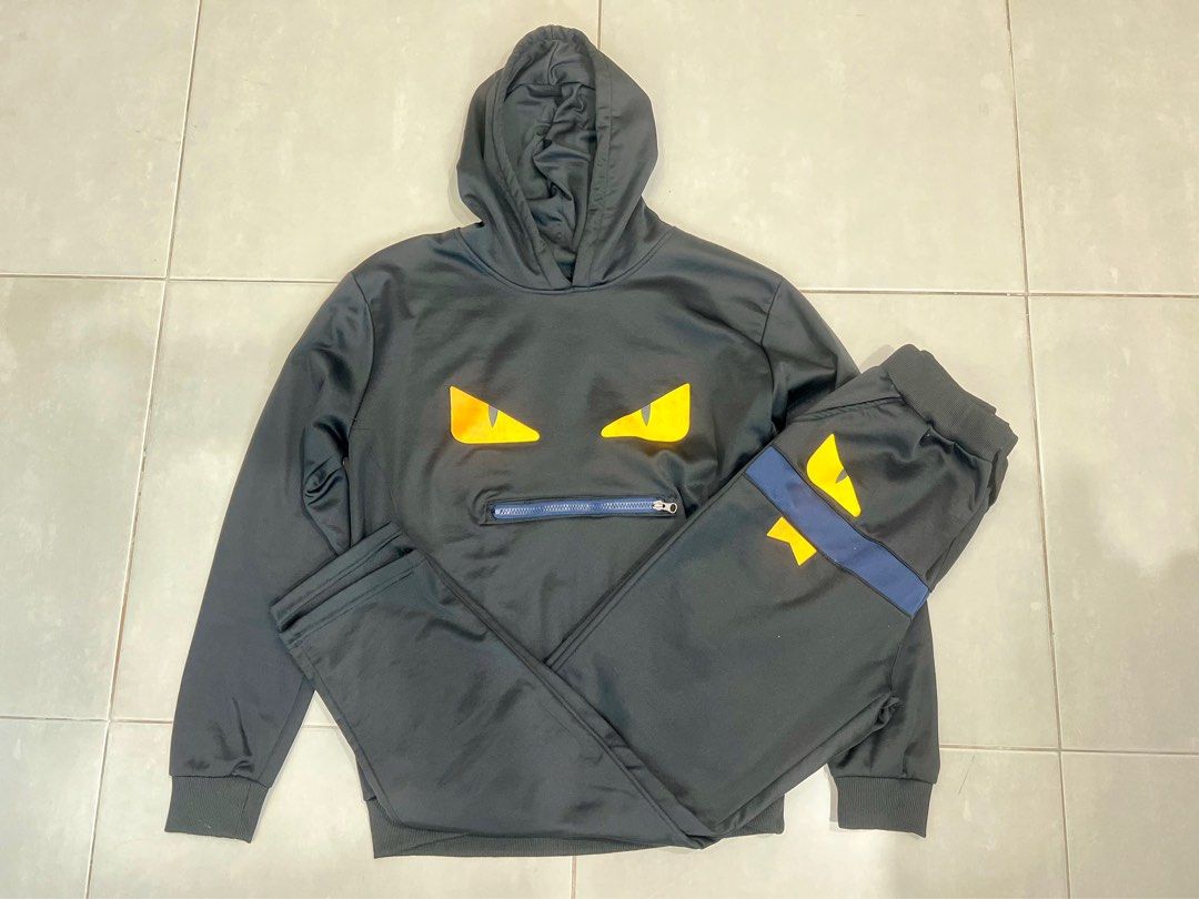 Fendi monster eyes tracksuit new arrivals