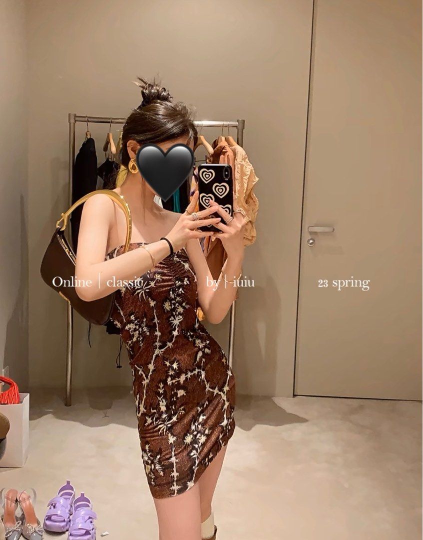 Floral Print Off Shoulder Mini Dress Women s Fashion Dresses Sets Dresses on Carousell