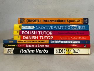 Foreign Language Books (English, Spanish, Japanese, Italian, Danish, Polish Books)