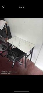 Free assemble office chair and folding table sale