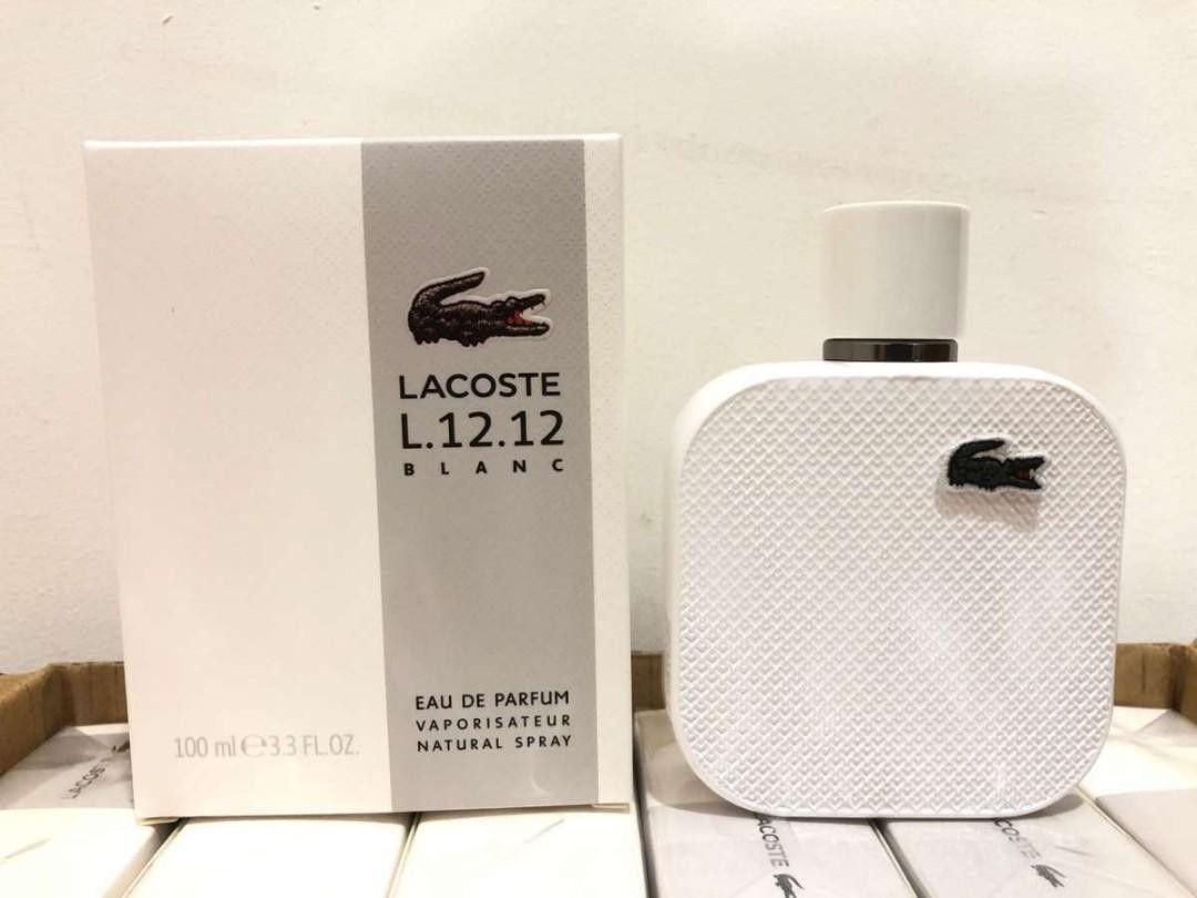 FREE SHIPPING Lacoste L.12.12 Blanc EDP New in box seal