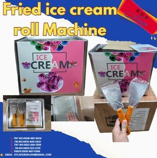 Fried Ice Cream Making Machine Stainless Steel