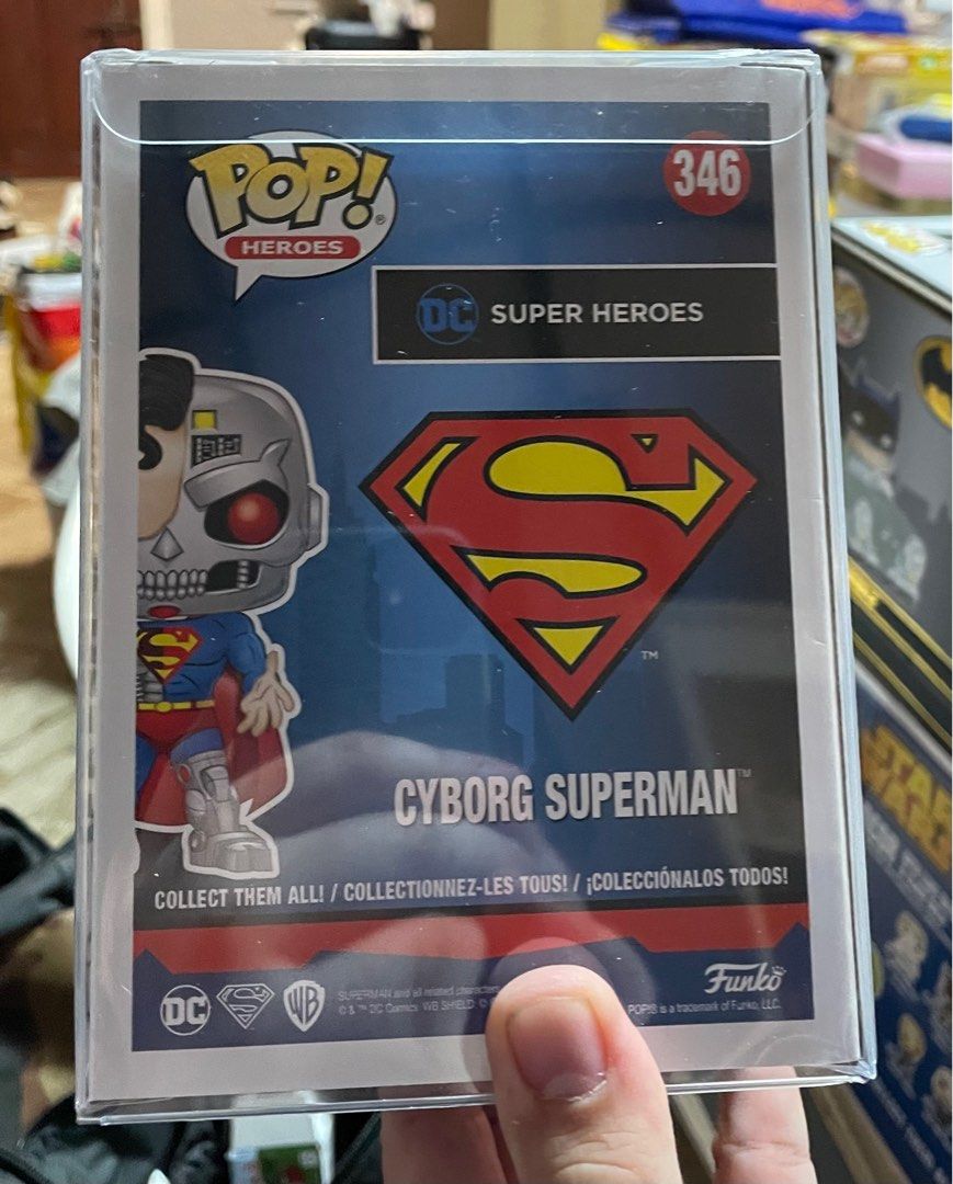 Funko Cyborg Superman 2020 Summer Convention Exclusive (Category: Figurines & Statues) located in Paranaque City. Submitted by a_cosue (Listing ID 1302877019, Image 2). Description: Funko Cyborg Superman - 2020 Summer Convention Exclusive Condition - Mint with Protector RFS - Doubles MOP - GCash, Maya, BPI and BDO Shipping c/o Buyer .