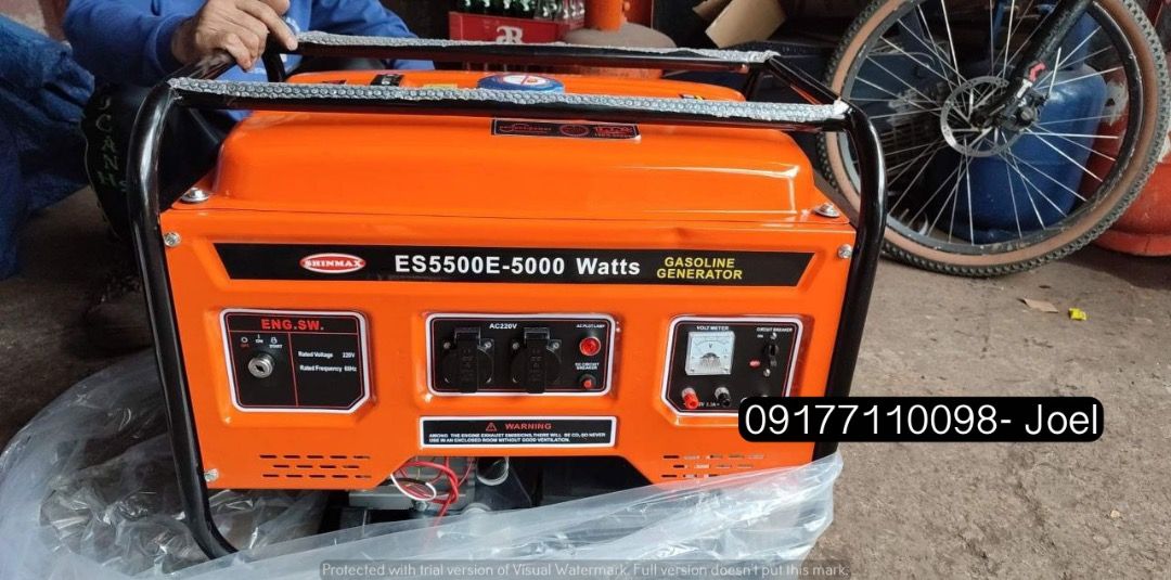 GASOLINE GENERATOR (Category: Construction Tools & Equipment) located in Manila. Submitted by joeyroque09 (Listing ID 1302777565, Image 2). Description: GASOLINE GENERATOR Model: 1000F 1500Fi 4800Fi .