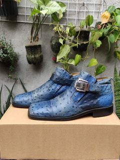 GIORGIO BRUTINI (Ostrich Leather Men's Boots)
Size: 8-8.5M