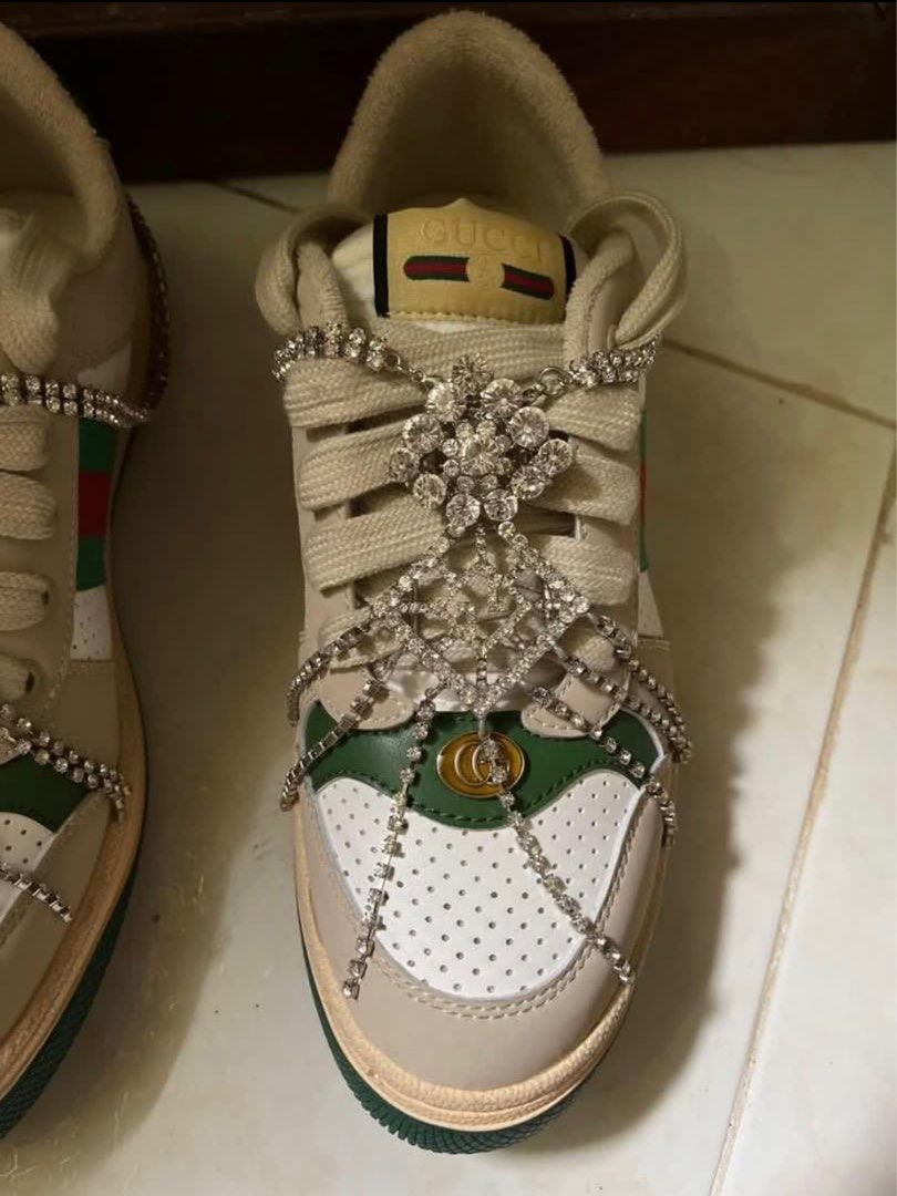 Gucci ace sneakers with crystals replica online