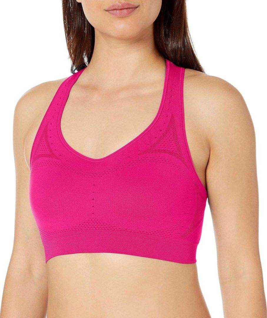 Hanes sport women's seamless racerback sports bra clearance