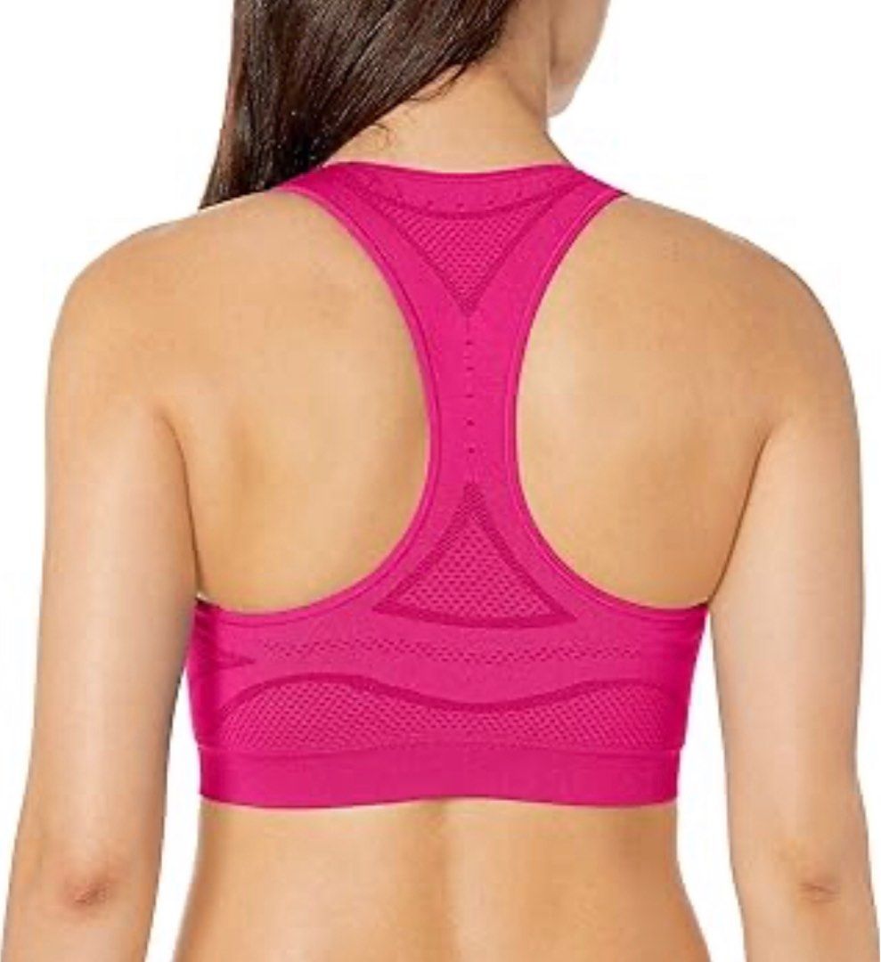 Hanes sport women's seamless racerback sports bra best sale