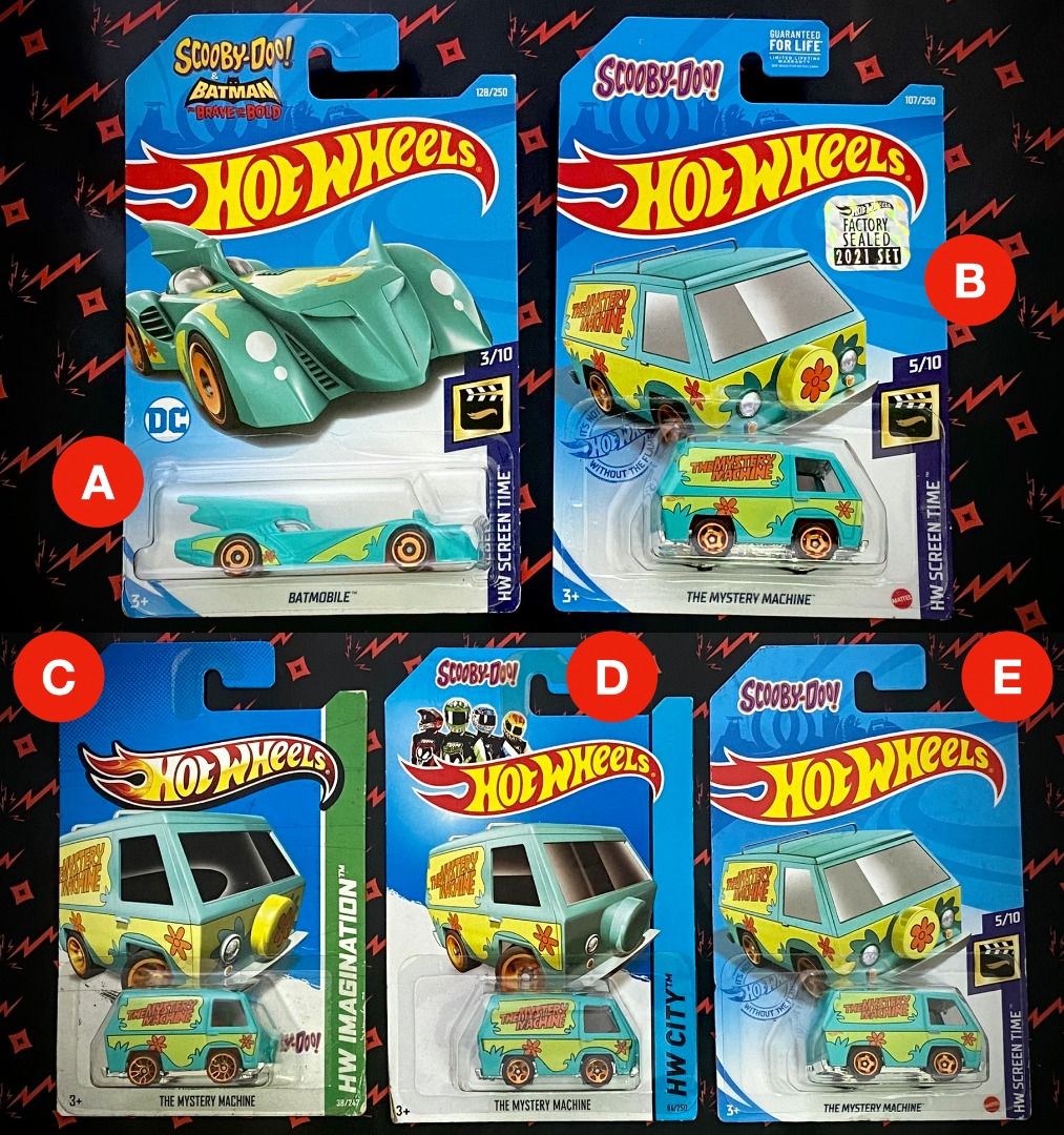 ミニカー Hot Wheels The Mystery Machine Hot Wheels The Mystery Machine, [Scooby-Doo] 107/250 Screen Time 5