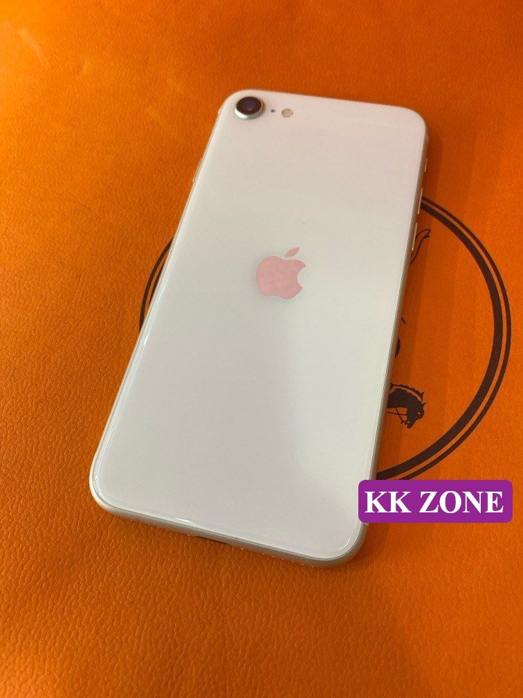 iPhone SE 3 128GB 白色香港行貨電86%, 手提電話, 手機, iPhone 