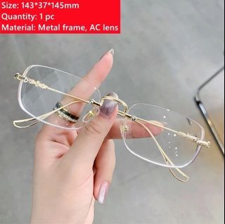 Japan Y2K Frameless glasses