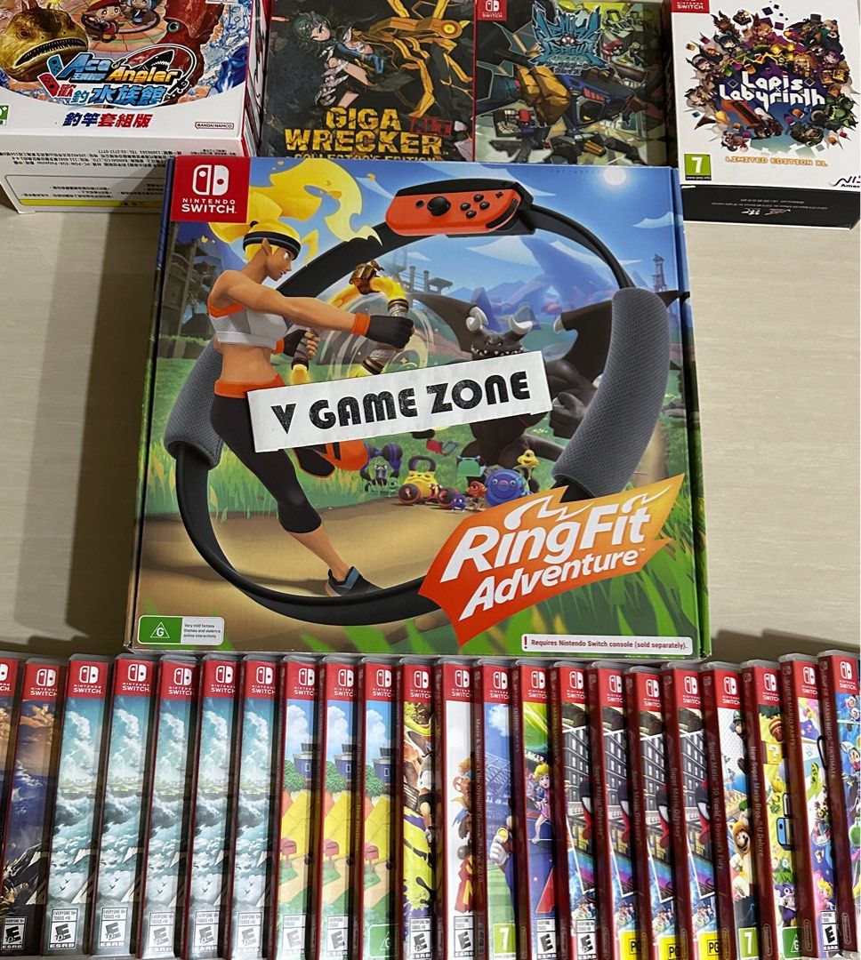 Ring Fit Adventure Full Set - Nintendo Switch Used Games - Physical Game  Card, Video Gaming, Video Games, Nintendo on Carousell