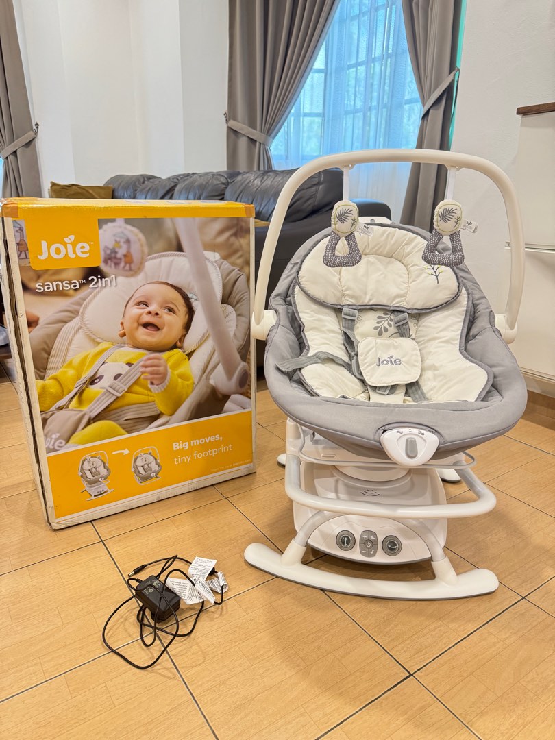 Joie Sansa 2in1 Swing and Rocker, Babies & Kids, Infant Playtime on