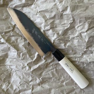 Katsushige Anryu White#2 Santoku 170mm Vintage Japanese Knife