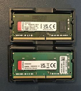 Kingston 8GB DDR4 3200Mhz Non ECC RAM SODIMM Laptop Memory (KVR32S22S6/8)