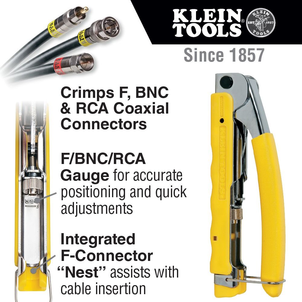 Klein Tool Multi-Connector Compression Crimper VDV211-048 (Category: Construction Tools & Equipment) located in Manila. Submitted by homecareph (Listing ID 1302779238, Image 2). Description: 02-13-2026 ✅For Sale !!! ✅Retail / Wholesale ✅KLEIN TOOLS MULTI-CONNECTOR COMPRESSION CRIMPER ✅Model: VDV211-048 • Type: Compression Crimper • Application: Cable Connection • Material: Steel with Chrome • Color: Yellow / Chrome • Cable Type: RG59, RG6/6Q • Co